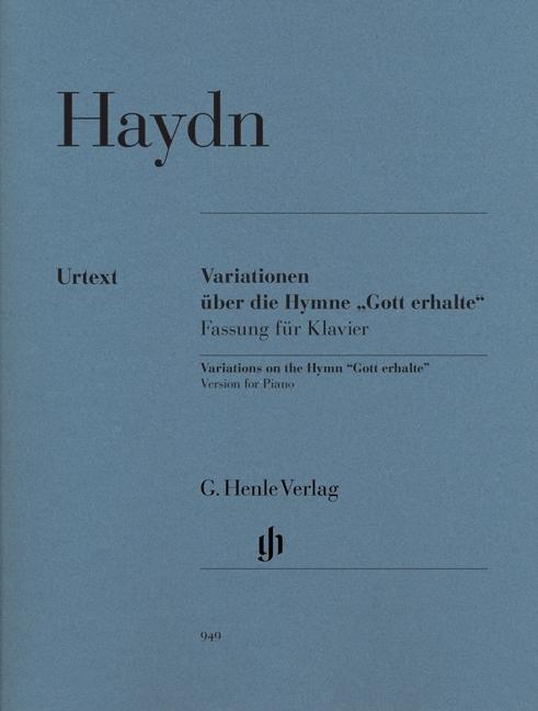Cover: 9790201809496 | Variations On The Hymn 'Gott Erhalte' | Version for Piano | Buch