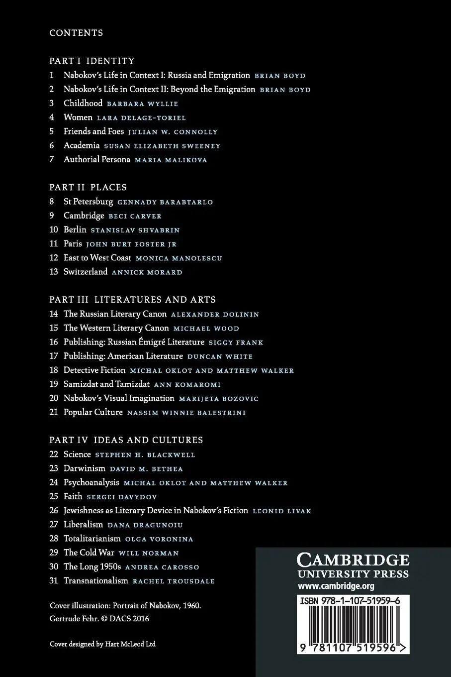 Rückseite: 9781107519596 | Vladimir Nabokov in Context | David Bethea (u. a.) | Taschenbuch