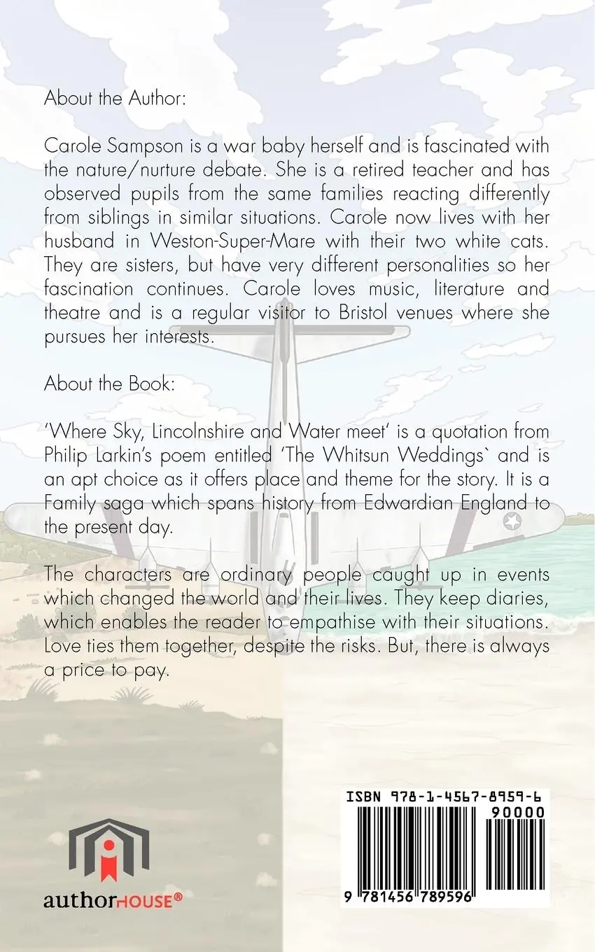 Rückseite: 9781456789596 | Where Sky and Lincolnshire and Water Meet | Carole Sampson | Buch