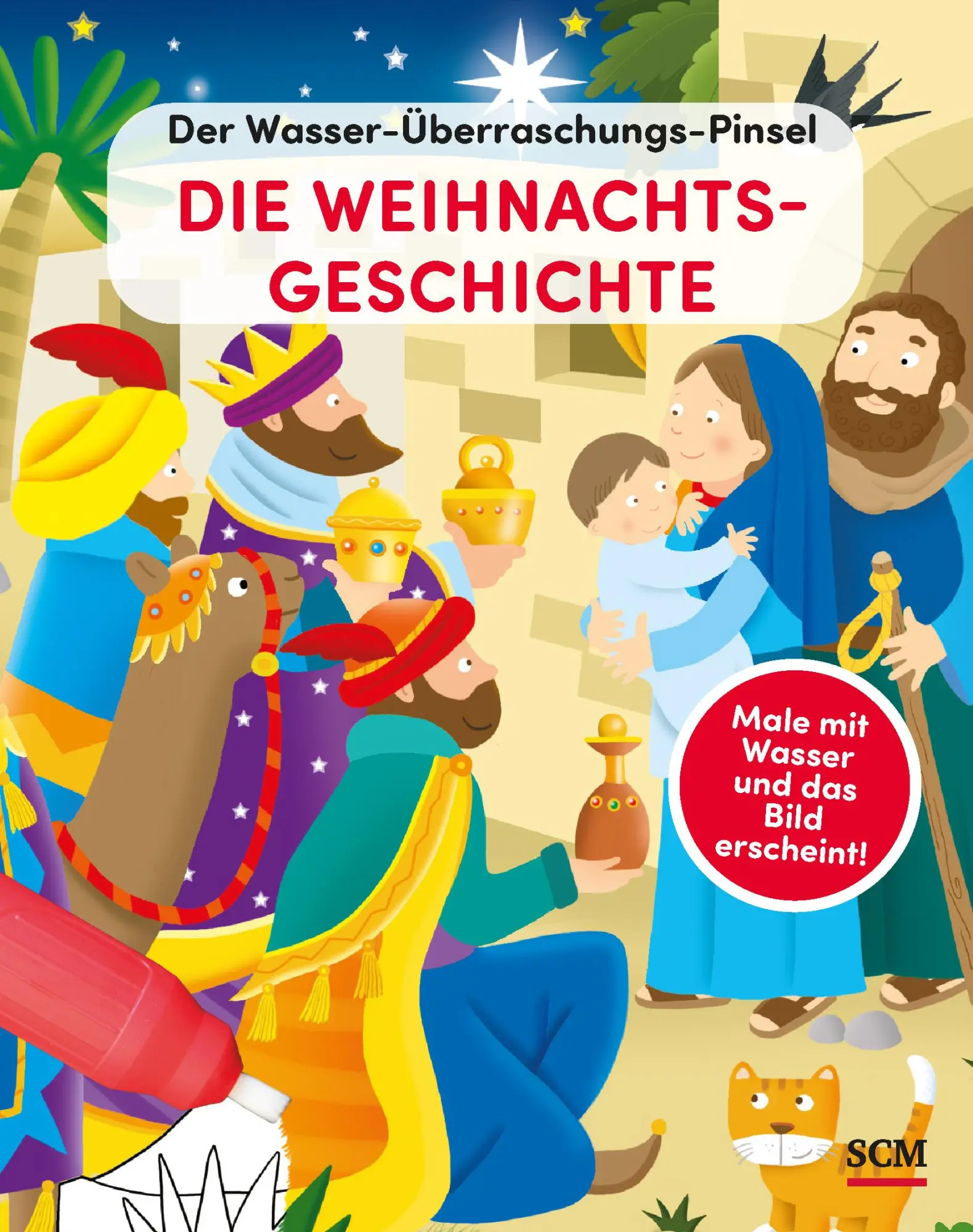 Cover: 9783417289596 | Der Wasser-Überraschungs-Pinsel - Die Weihnachtsgeschichte | Müller