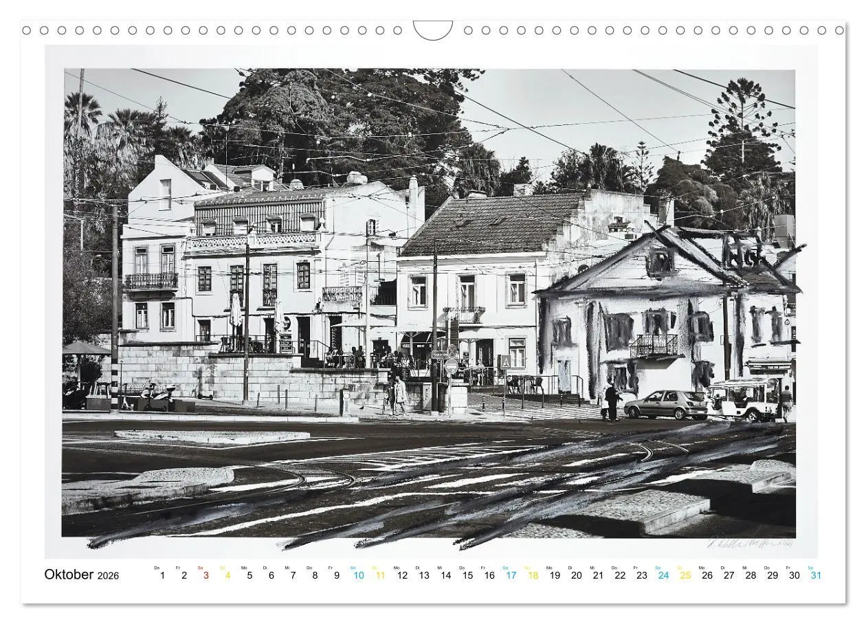 Bild: 9783457579596 | Lissabon One Day (Wandkalender 2026 DIN A3 quer), CALVENDO...