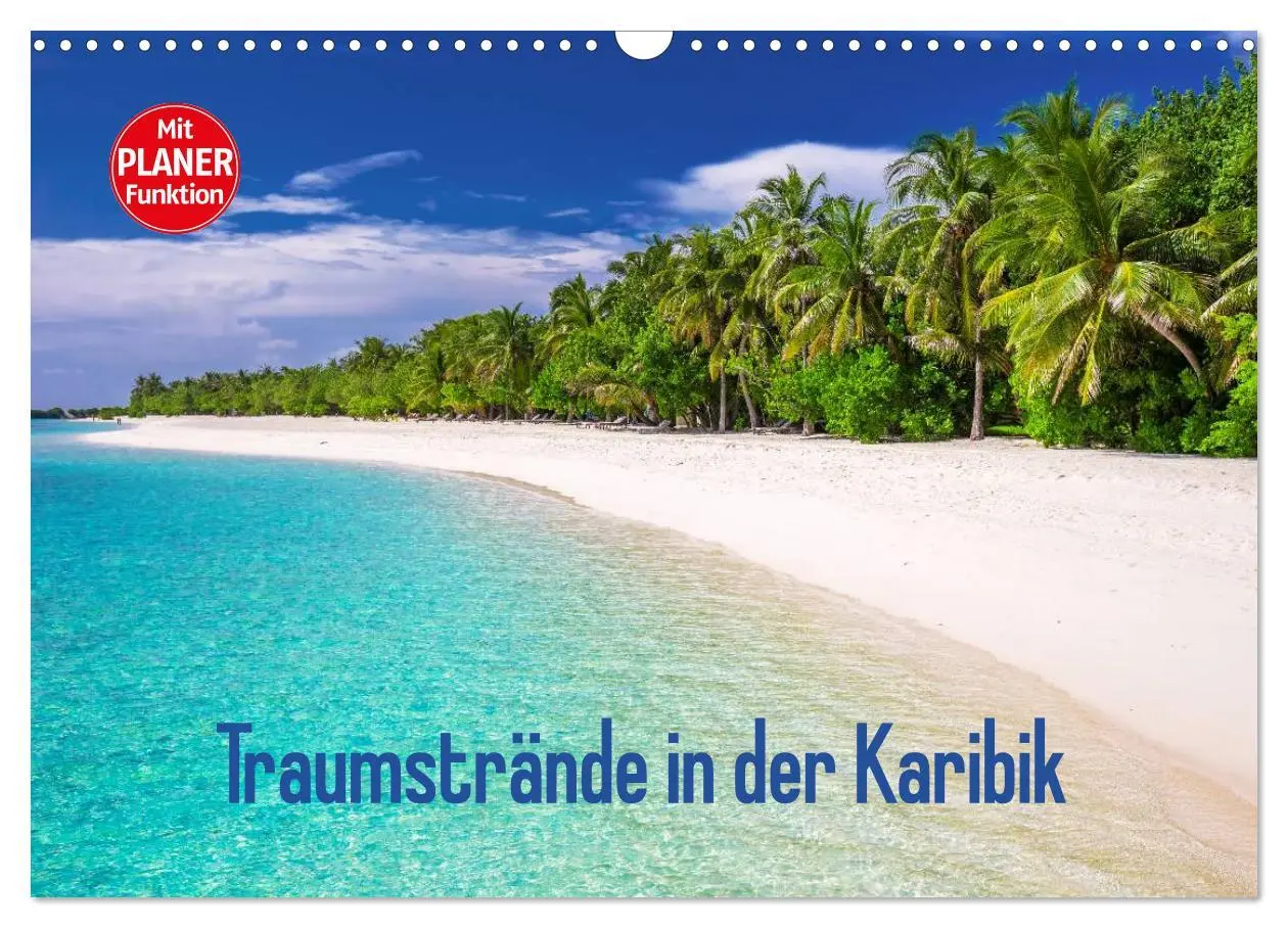 Cover: 9783457959596 | Traumstrände in der Karibik (Wandkalender 2026 DIN A3 quer),...