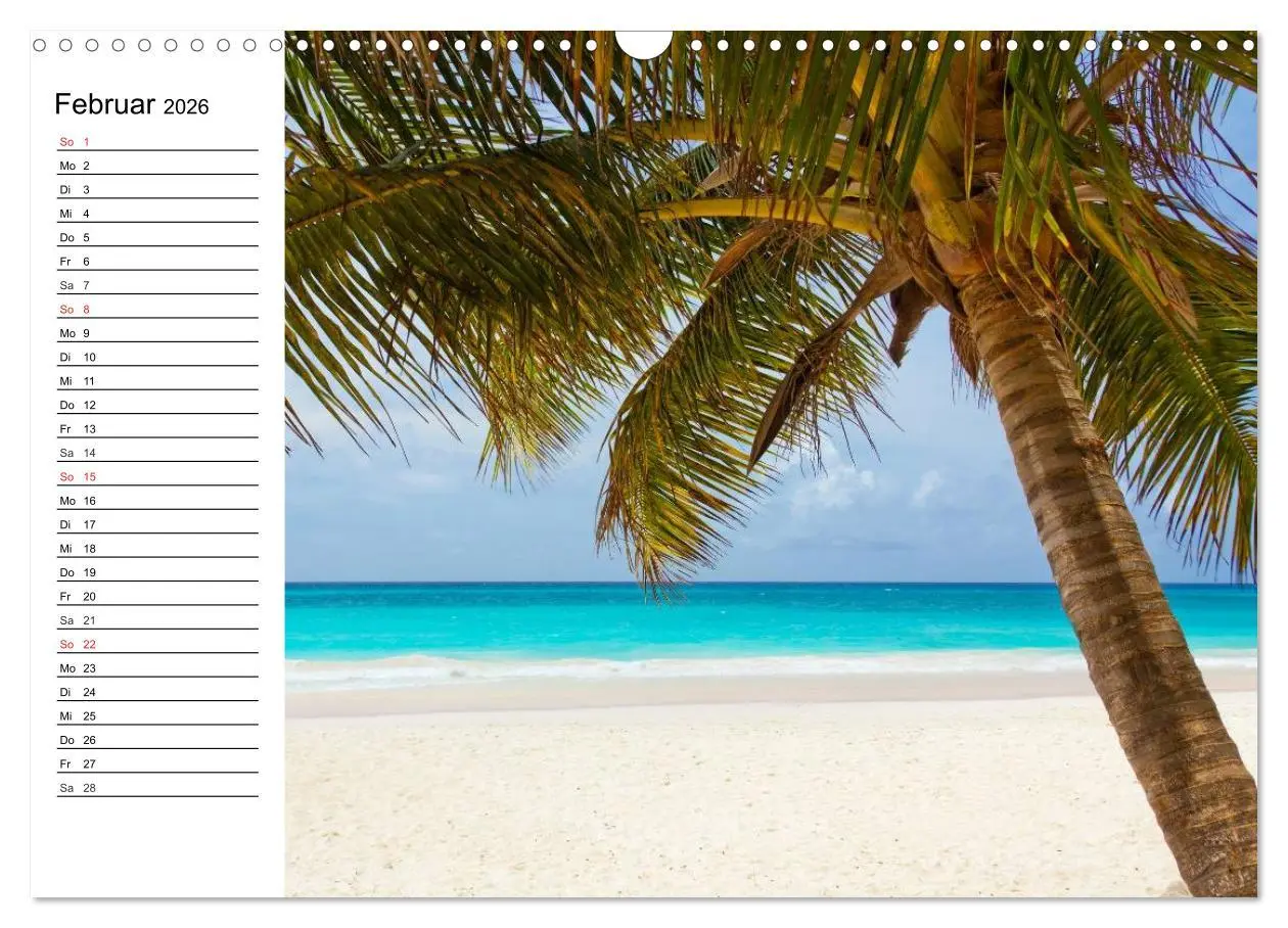 Bild: 9783457959596 | Traumstrände in der Karibik (Wandkalender 2026 DIN A3 quer),...
