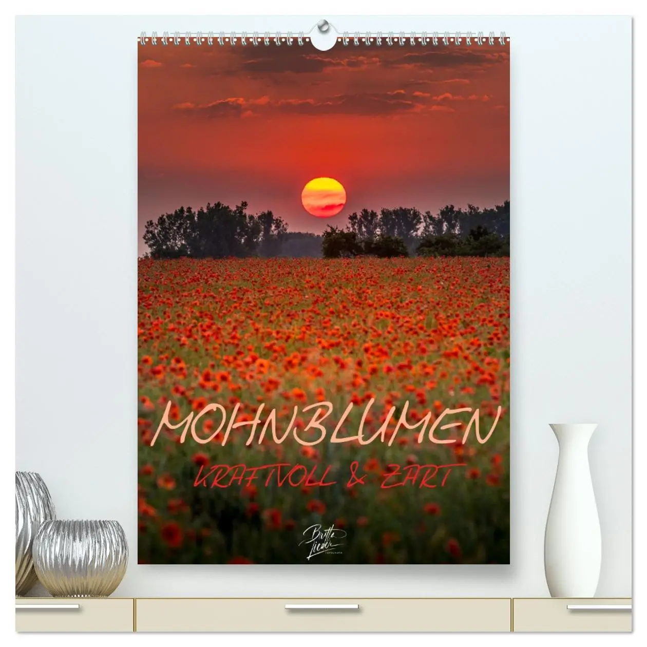 Cover: 9783516359596 | Mohnblumen - kraftvoll und zart (hochwertiger Premium Wandkalender...