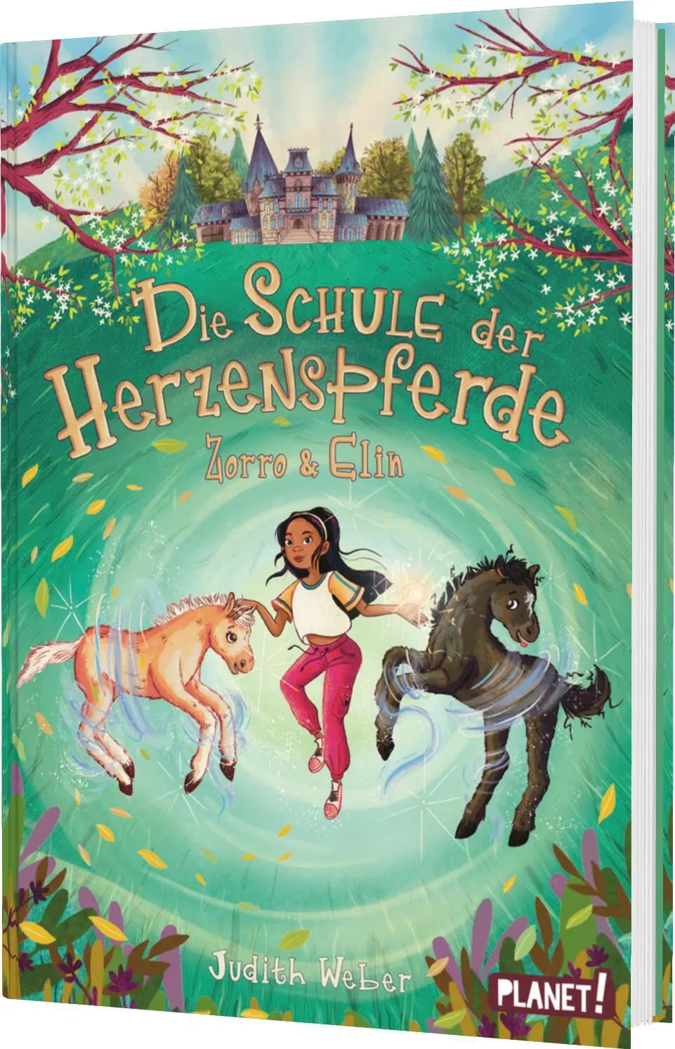 Cover: 9783522509596 | Die Schule der Herzenspferde 3: Zorro &amp; Elin | Judith Weber | Buch