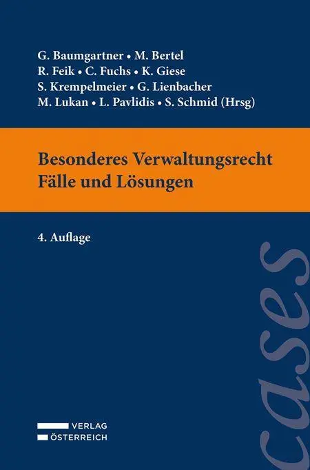 Besonderes Verwaltungsrecht - Fälle und Lösungen