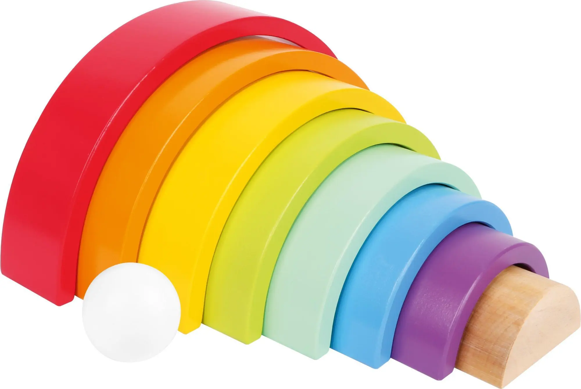 Bild: 4020972069696 | Holzbausteine Großer Regenbogen | small foot | Spiel | 6969 | Deutsch
