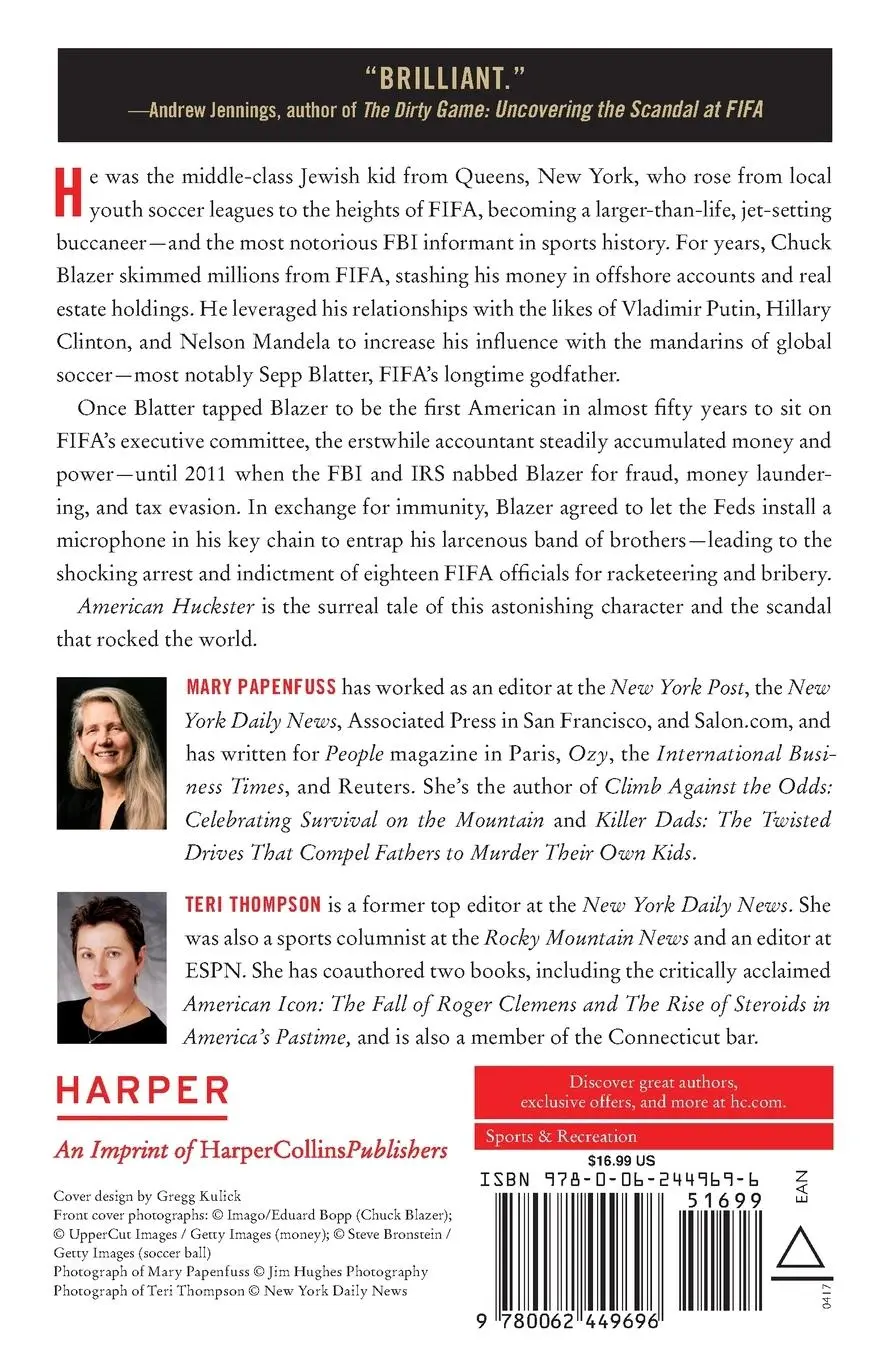 Rückseite: 9780062449696 | American Huckster | Mary Papenfuss (u. a.) | Taschenbuch | Englisch