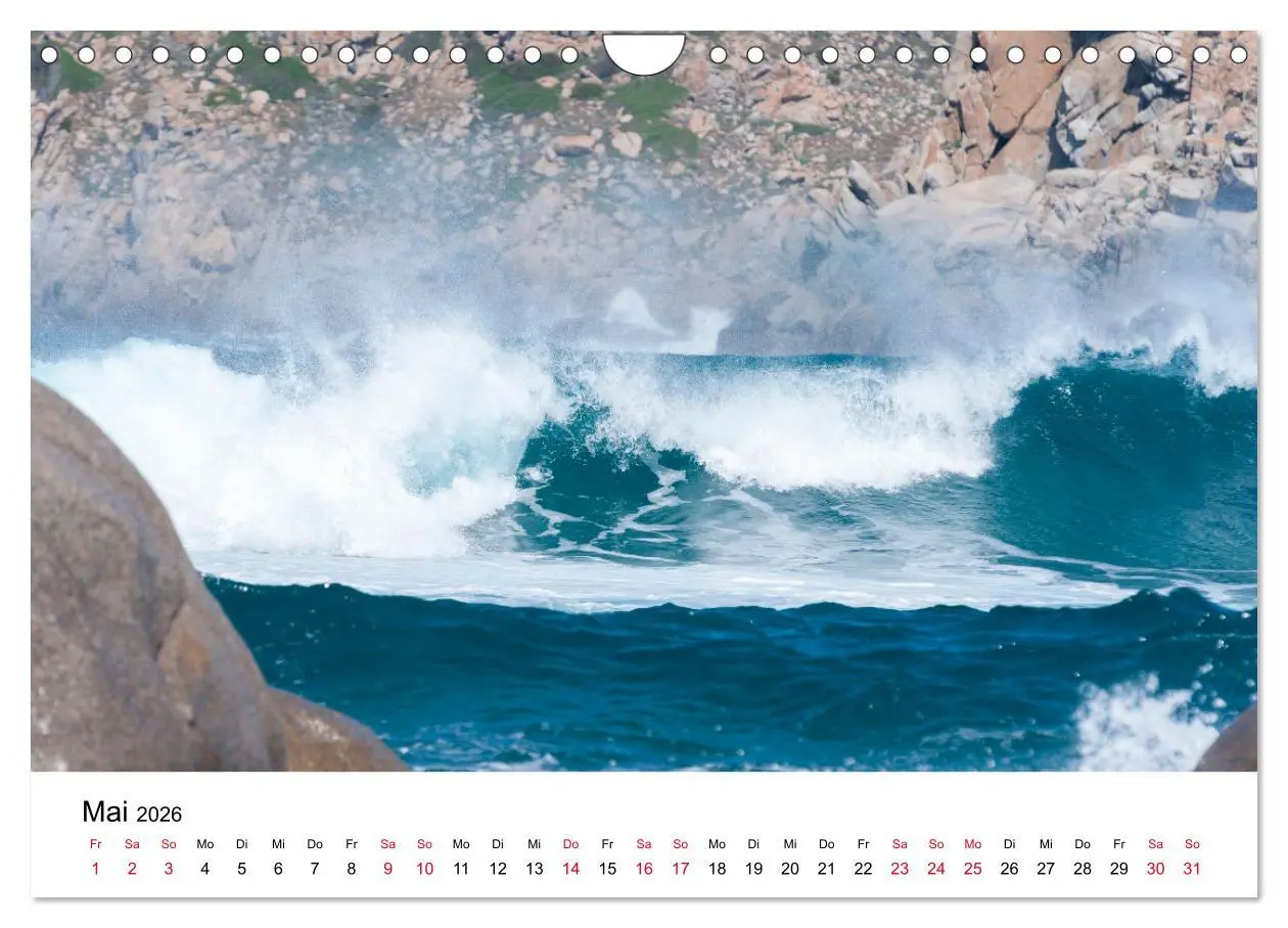 Bild: 9783457329696 | Naturschauspiel Wellen (Wandkalender 2026 DIN A4 quer), CALVENDO...