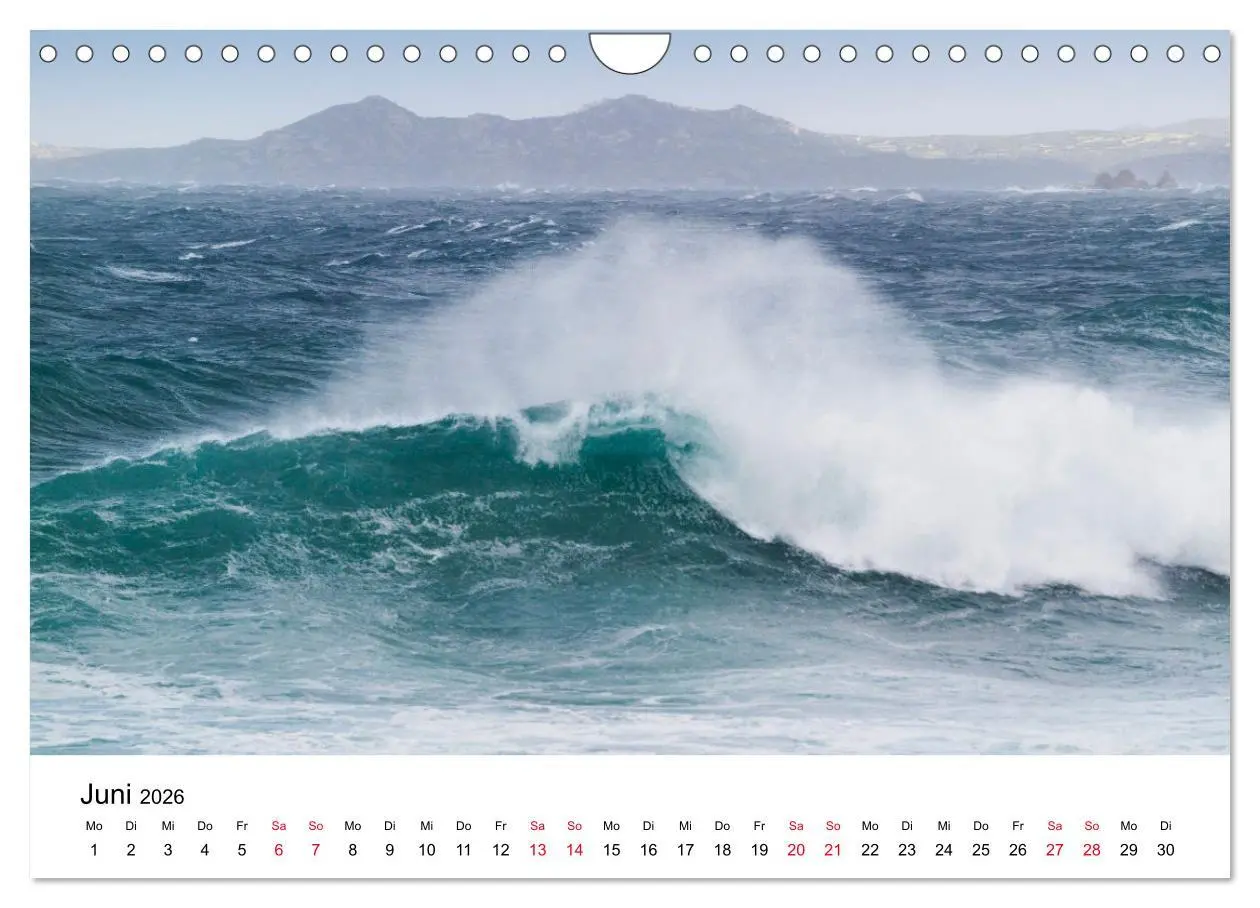Bild: 9783457329696 | Naturschauspiel Wellen (Wandkalender 2026 DIN A4 quer), CALVENDO...