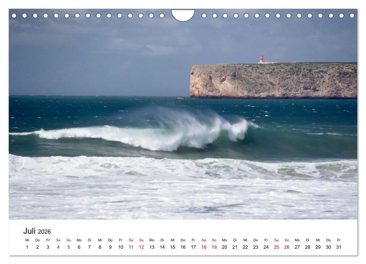 Bild: 9783457329696 | Naturschauspiel Wellen (Wandkalender 2026 DIN A4 quer), CALVENDO...