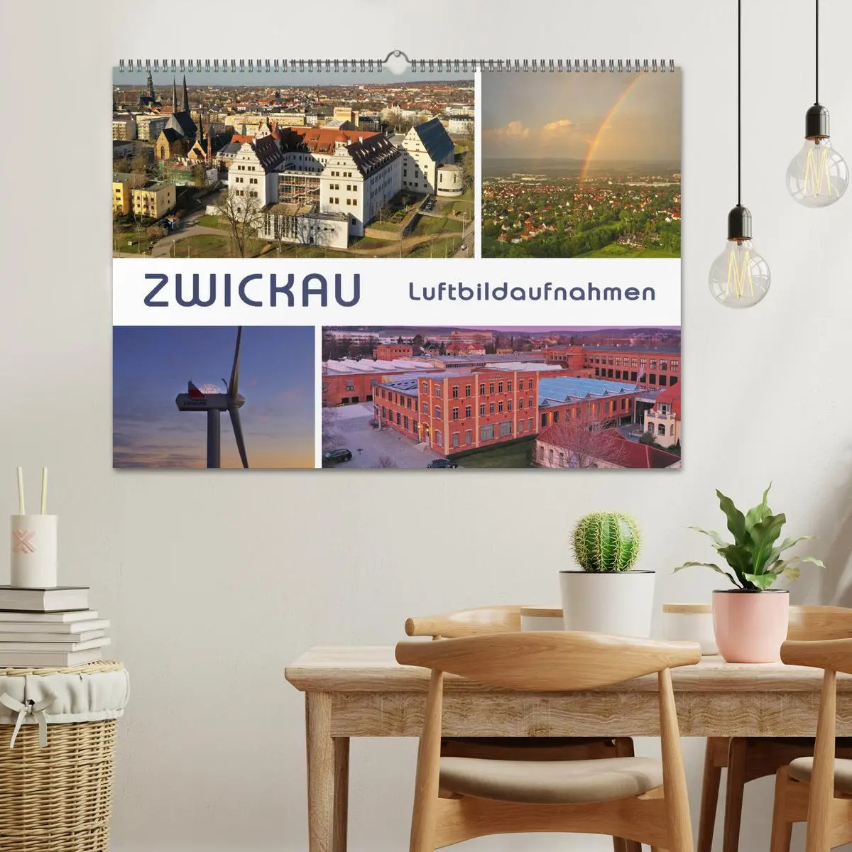 Bild: 9783457569696 | Zwickau - Luftaufnahmen (Wandkalender 2026 DIN A2 quer), CALVENDO...