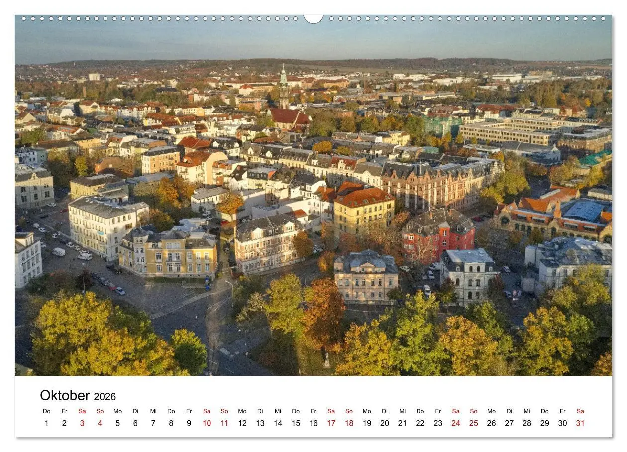 Bild: 9783457569696 | Zwickau - Luftaufnahmen (Wandkalender 2026 DIN A2 quer), CALVENDO...