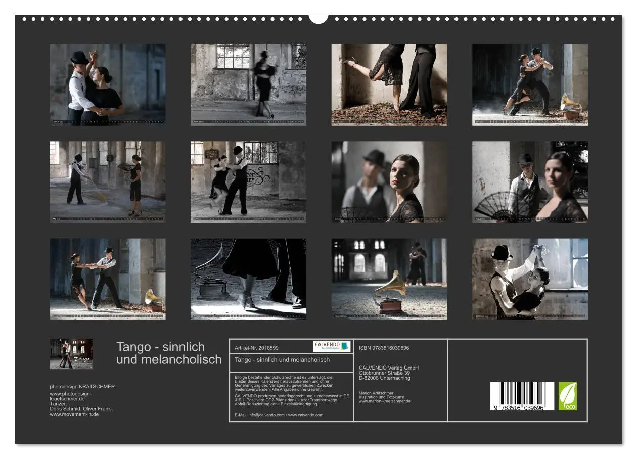 Bild: 9783516039696 | Tango - sinnlich und melancholisch (hochwertiger Premium...