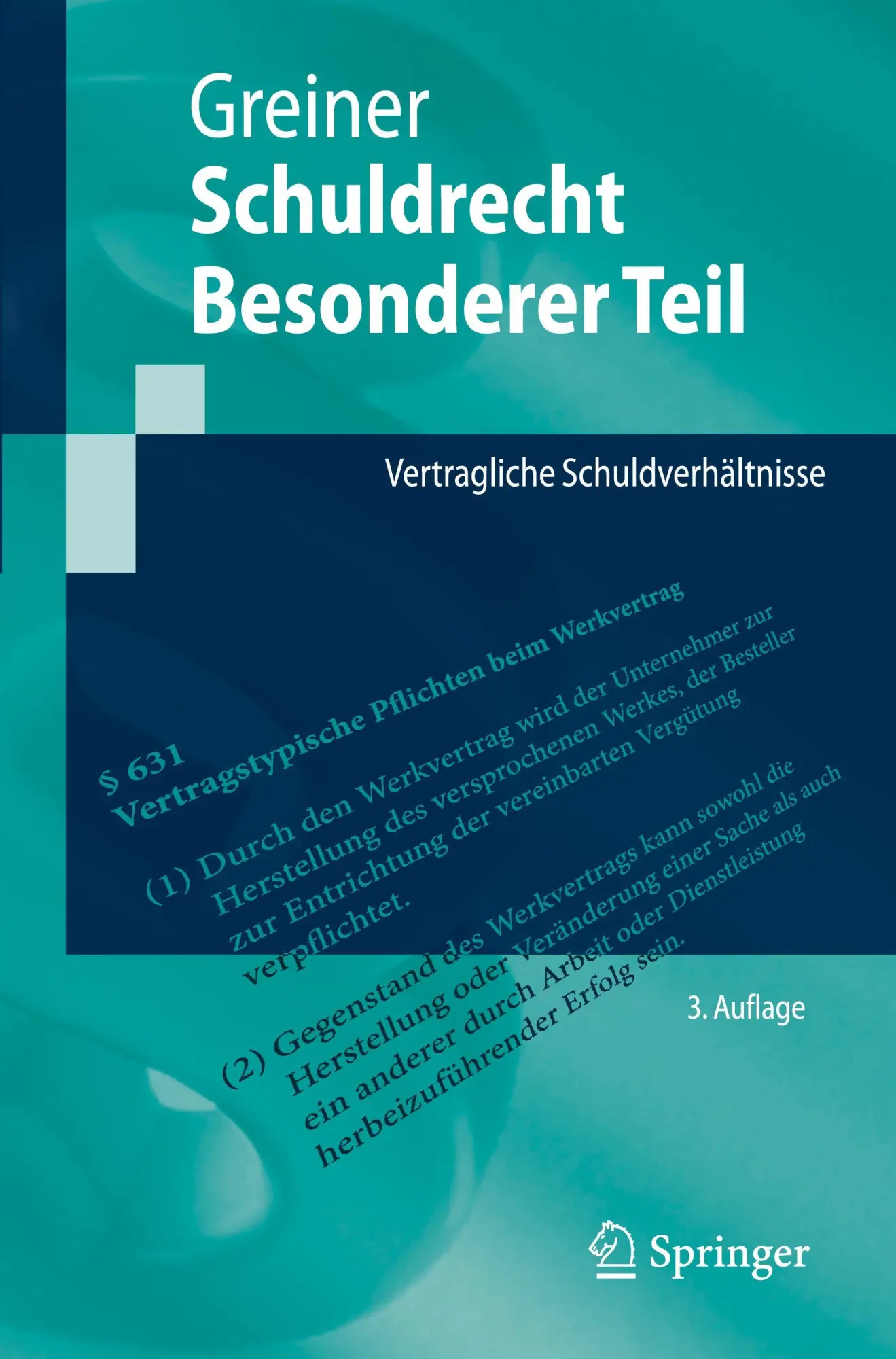 Cover: 9783662709696 | Schuldrecht Besonderer Teil | Vertragliche Schuldverhältnisse | Buch