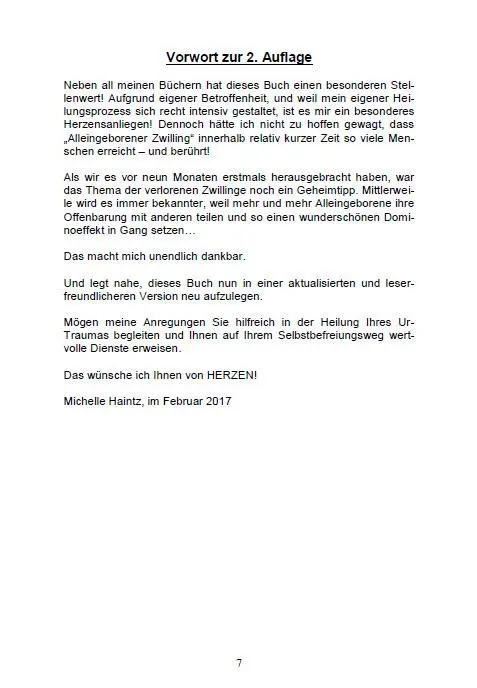 Bild: 9783943729696 | Alleingeborener Zwilling | Michelle Haintz | Taschenbuch | 348 S.
