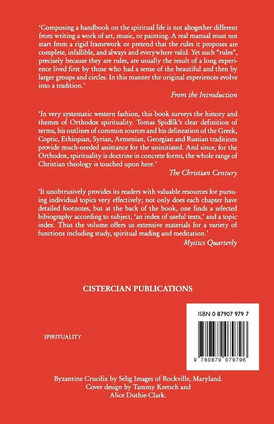 Rückseite: 9780879079796 | The Spirituality of the Christian East | Thomas Spidlik (u. a.) | Buch