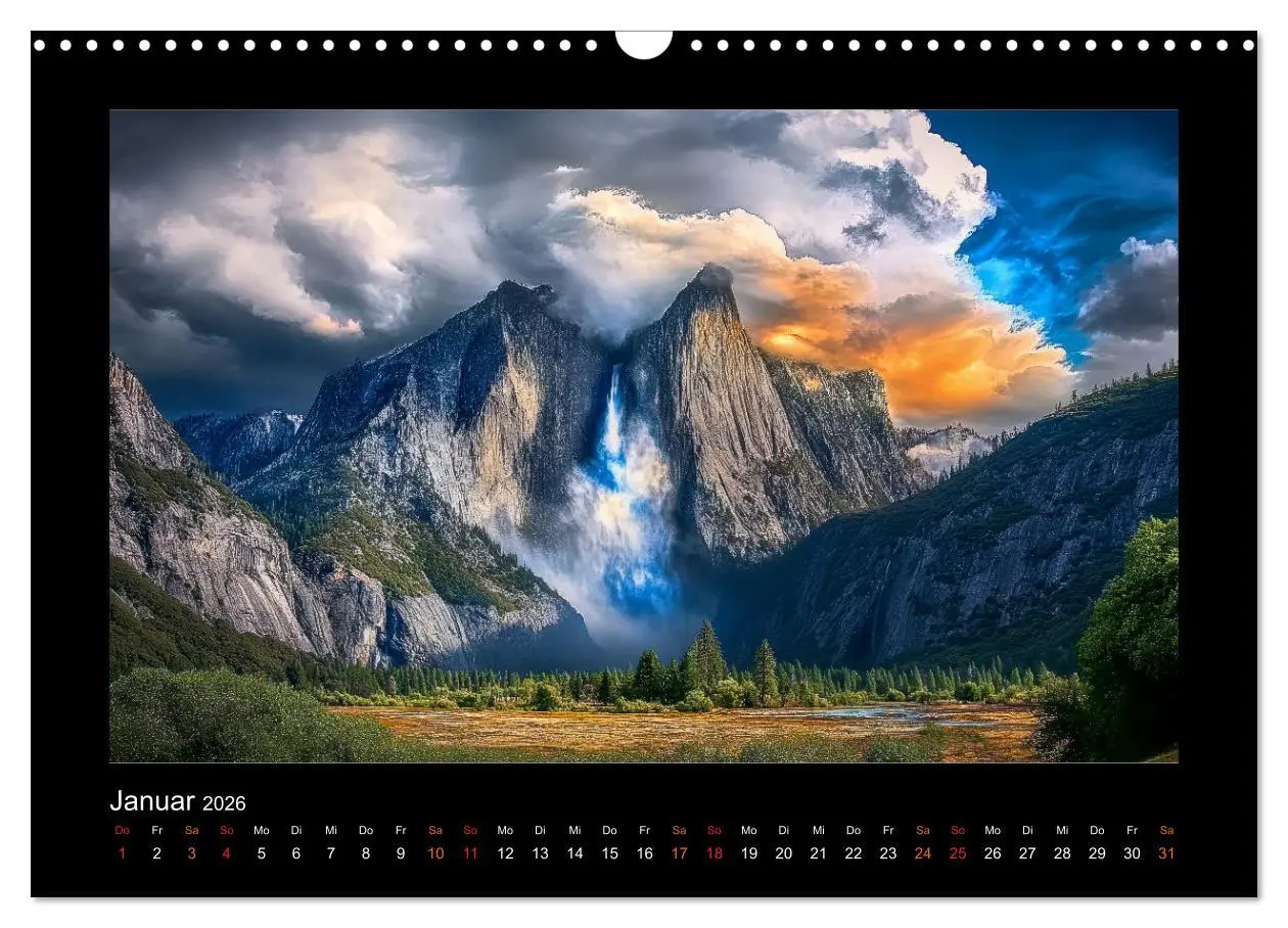 Bild: 9783457249796 | Nationalparks der USA - wilde Schönheiten (Wandkalender 2026 DIN A3...