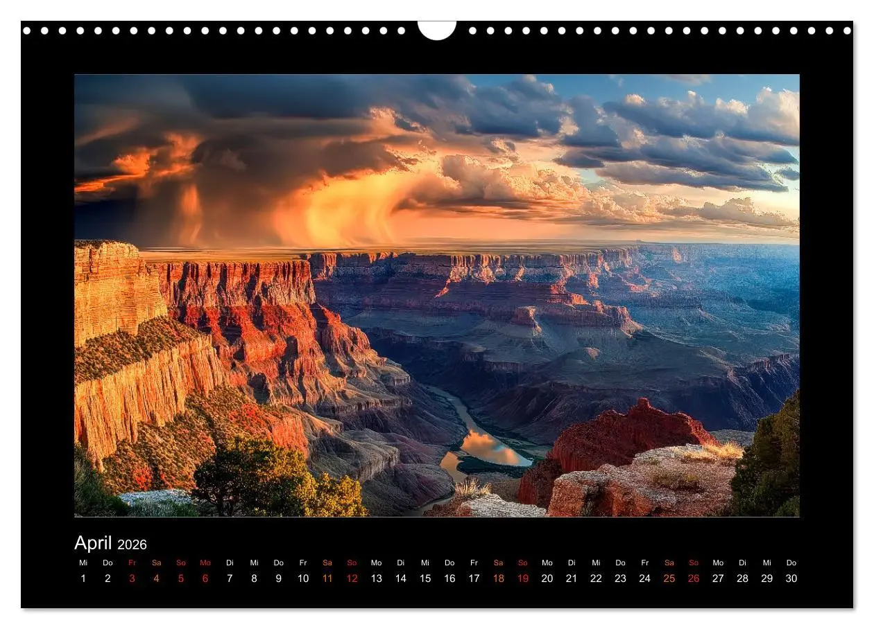 Bild: 9783457249796 | Nationalparks der USA - wilde Schönheiten (Wandkalender 2026 DIN A3...