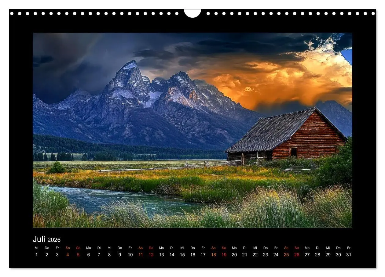Bild: 9783457249796 | Nationalparks der USA - wilde Schönheiten (Wandkalender 2026 DIN A3...