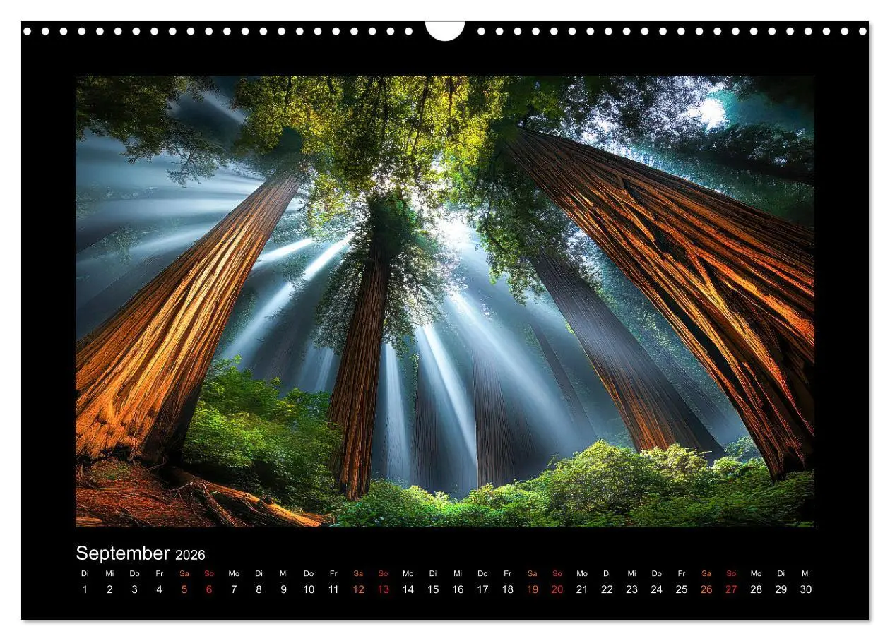 Bild: 9783457249796 | Nationalparks der USA - wilde Schönheiten (Wandkalender 2026 DIN A3...