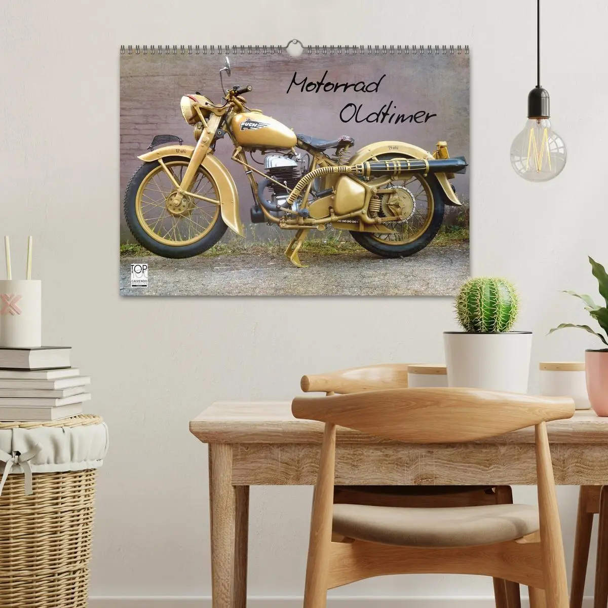 Bild: 9783516199796 | Motorrad Oldtimer (Wandkalender 2026 DIN A3 quer), CALVENDO...