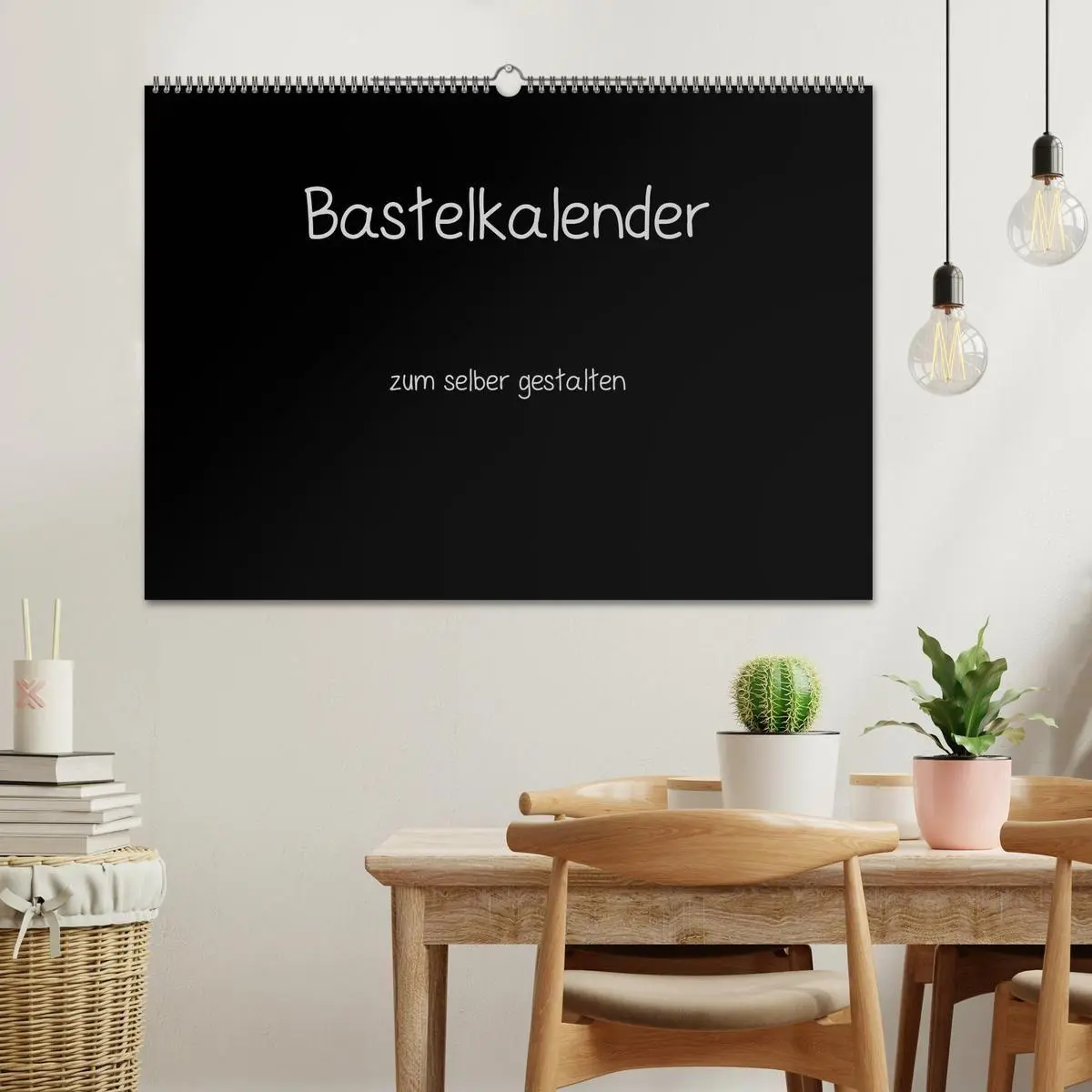 Bild: 9783594249796 | Bastelkalender - Schwarz (Wandkalender 2027 DIN A2 quer), CALVENDO...