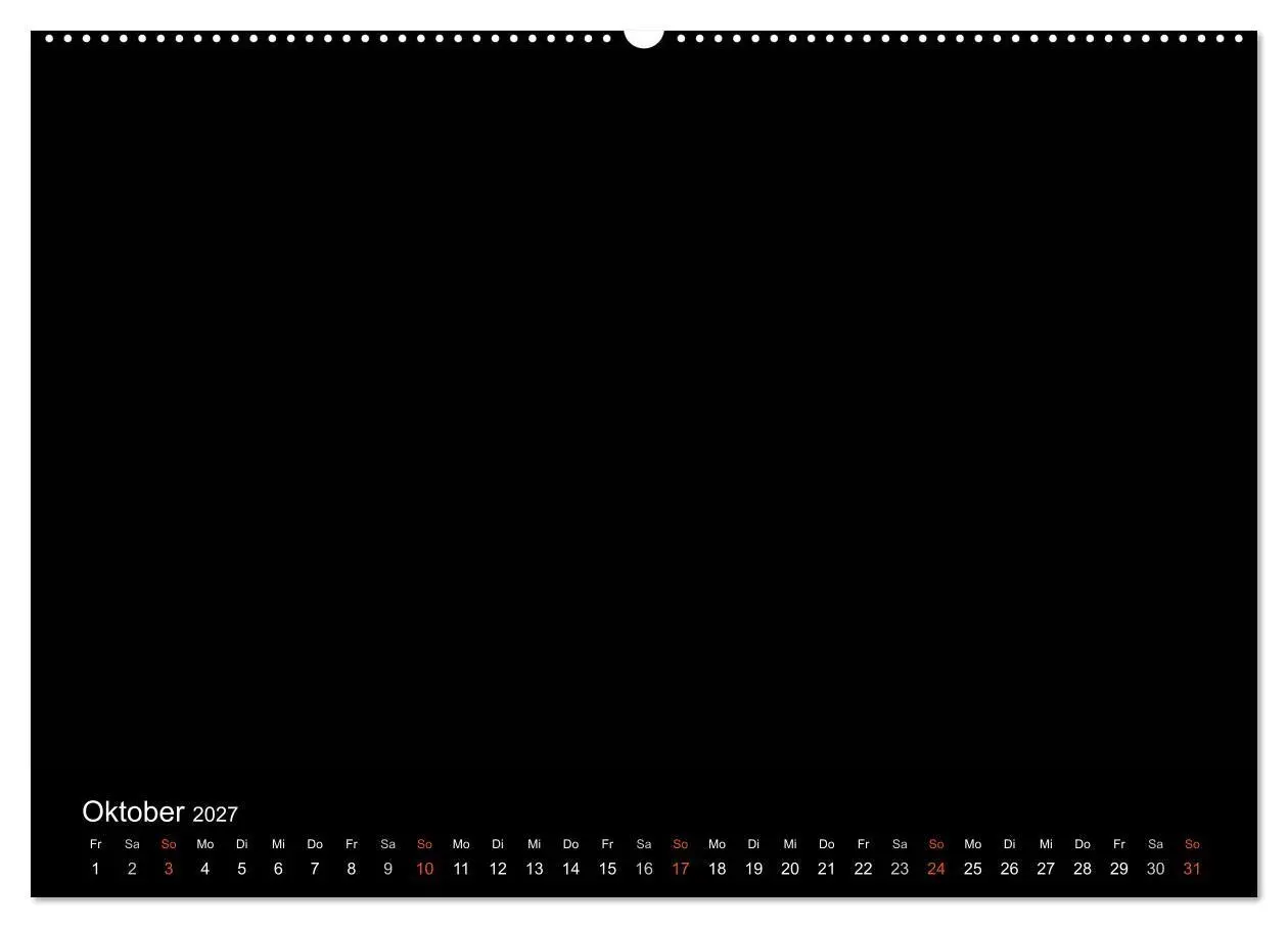 Bild: 9783594249796 | Bastelkalender - Schwarz (Wandkalender 2027 DIN A2 quer), CALVENDO...