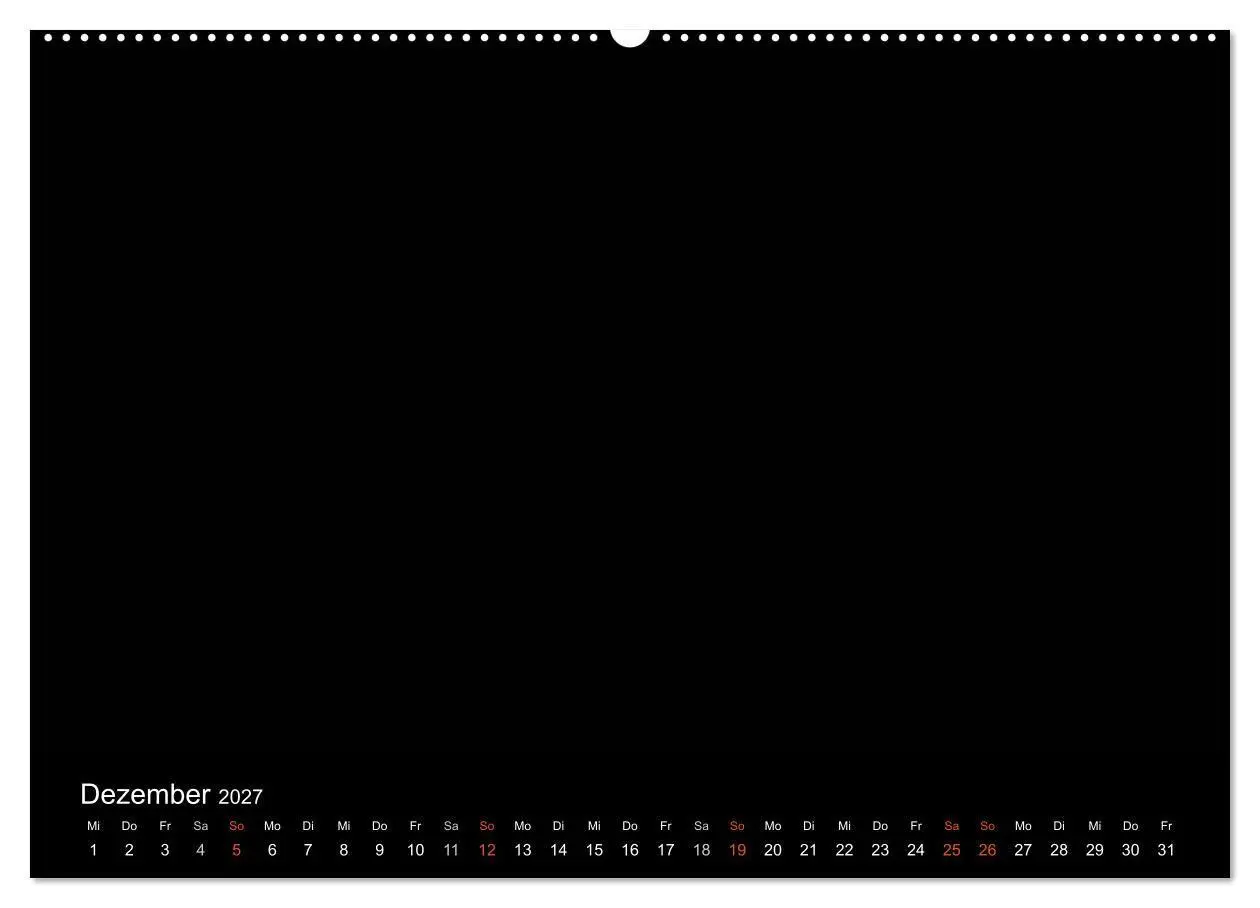 Bild: 9783594249796 | Bastelkalender - Schwarz (Wandkalender 2027 DIN A2 quer), CALVENDO...