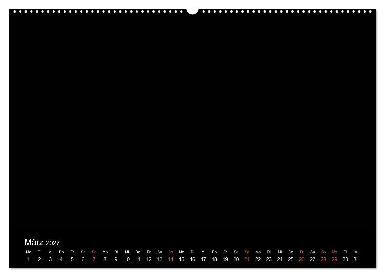 Bild: 9783594249796 | Bastelkalender - Schwarz (Wandkalender 2027 DIN A2 quer), CALVENDO...