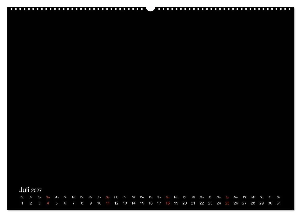 Bild: 9783594249796 | Bastelkalender - Schwarz (Wandkalender 2027 DIN A2 quer), CALVENDO...