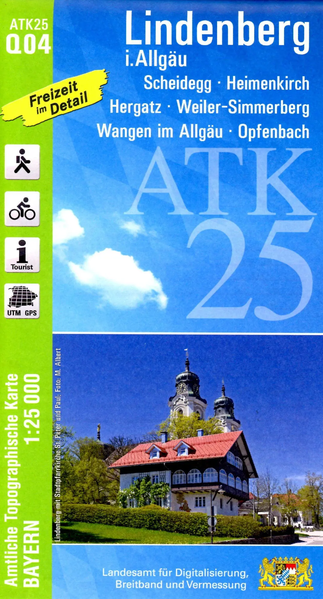 Cover: 9783899339796 | ATK25-Q04 Lindenberg i.Allgäu (Amtliche Topographische Karte 1:25000)