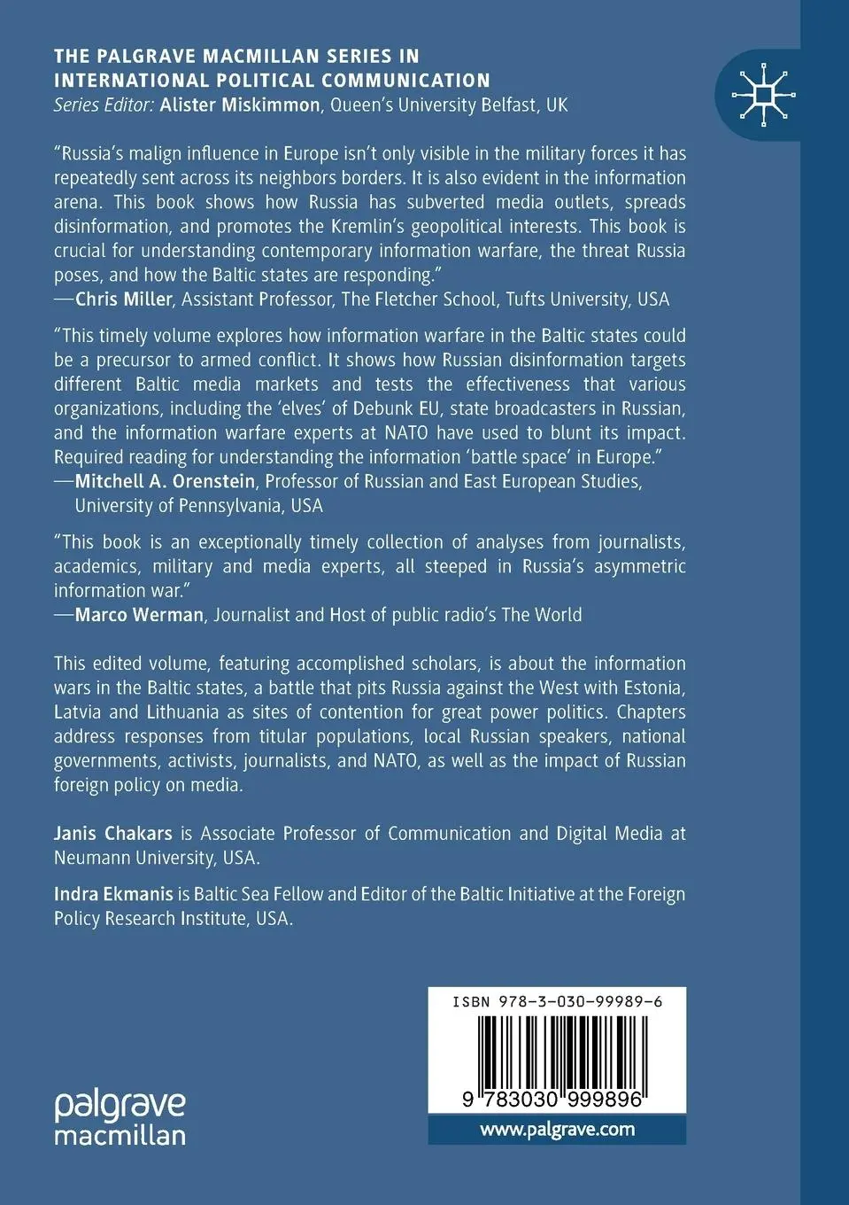 Rückseite: 9783030999896 | Information Wars in the Baltic States | Russia's Long Shadow | Buch