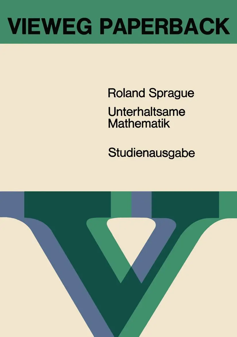 Cover: 9783322979896 | Unterhaltsame Mathematik | Neue Probleme - überraschende Lösungen