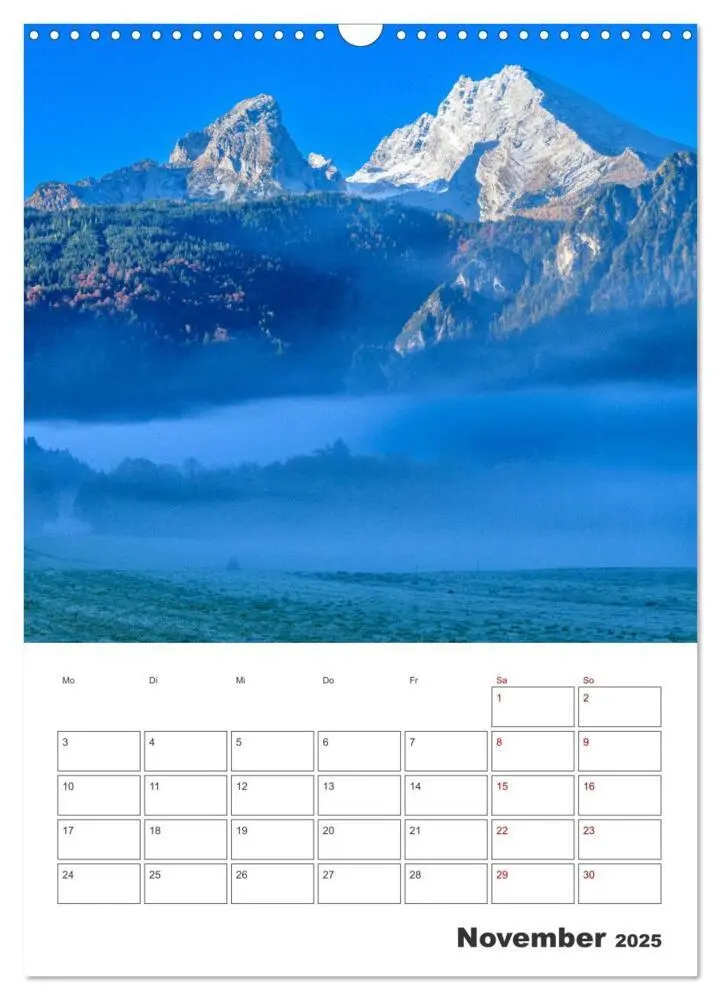 Bild: 9783435909896 | Vier Jahreszeiten im Berchtesgadener Land (Wandkalender 2025 DIN A3...