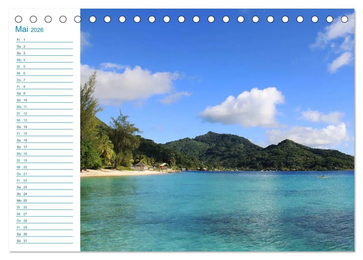 Bild: 9783457859896 | Französisch-Polynesien - Trauminseln im Südpazifik (Tischkalender...