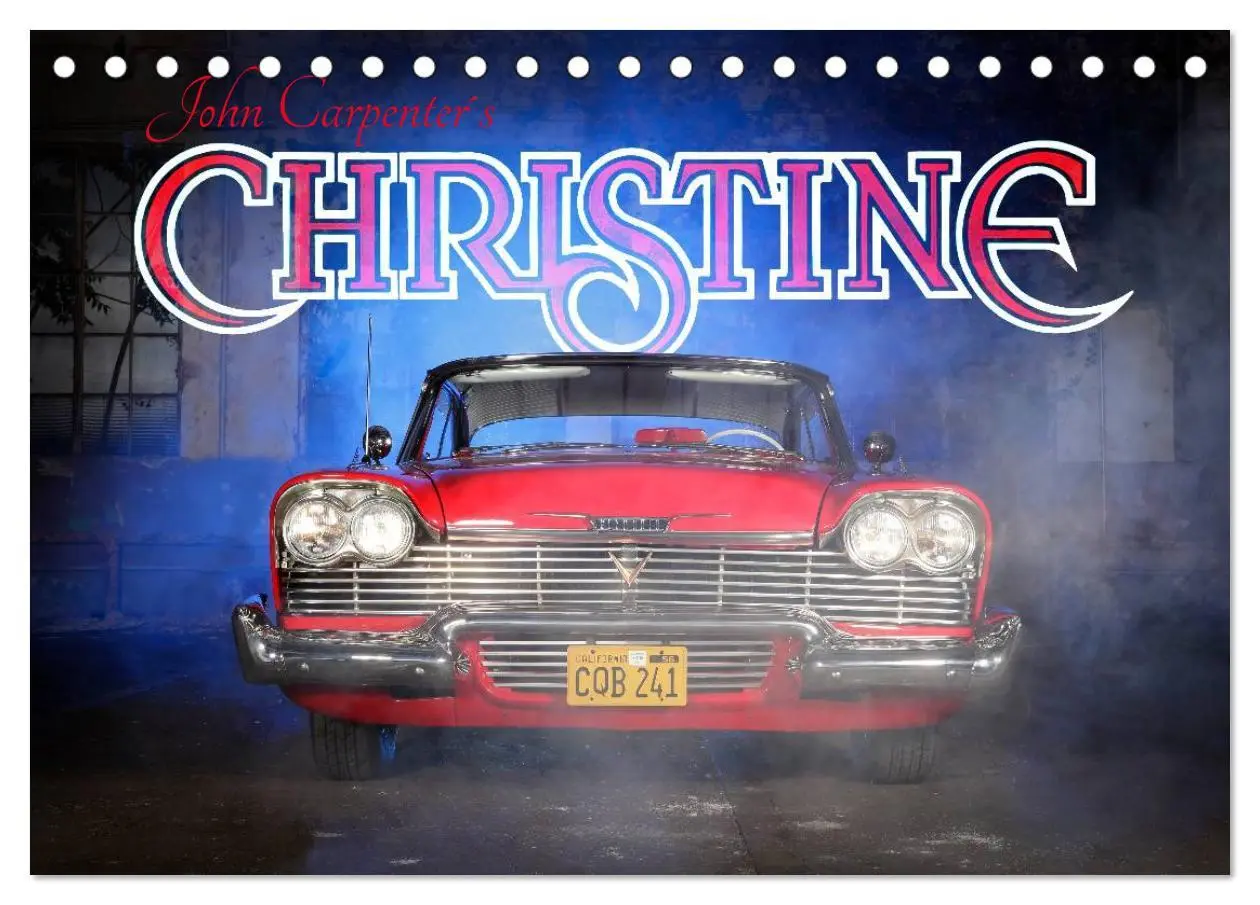 Cover: 9783516019896 | John Carpenter´s Christine (Tischkalender 2026 DIN A5 quer),...