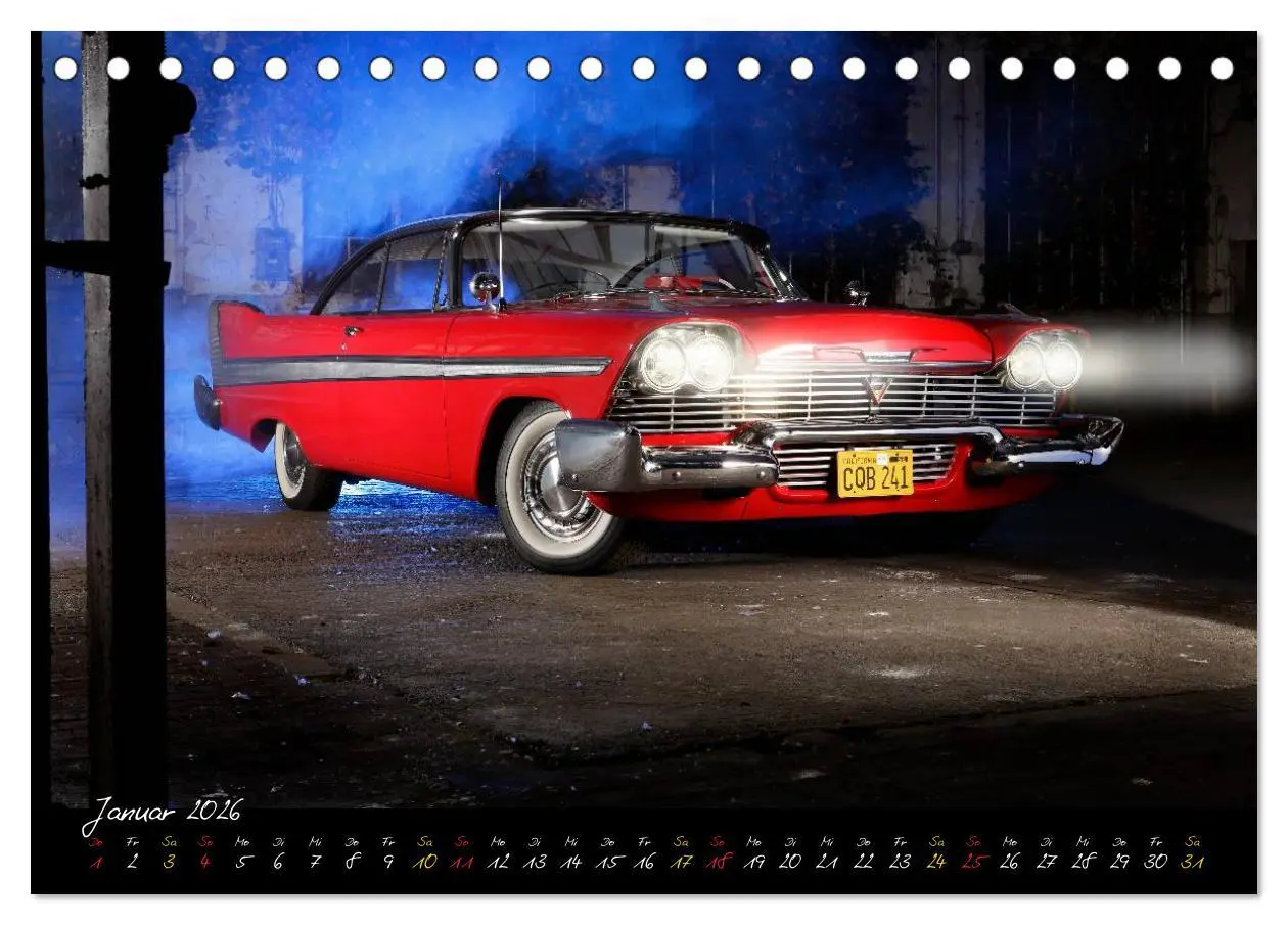 Bild: 9783516019896 | John Carpenter´s Christine (Tischkalender 2026 DIN A5 quer),...