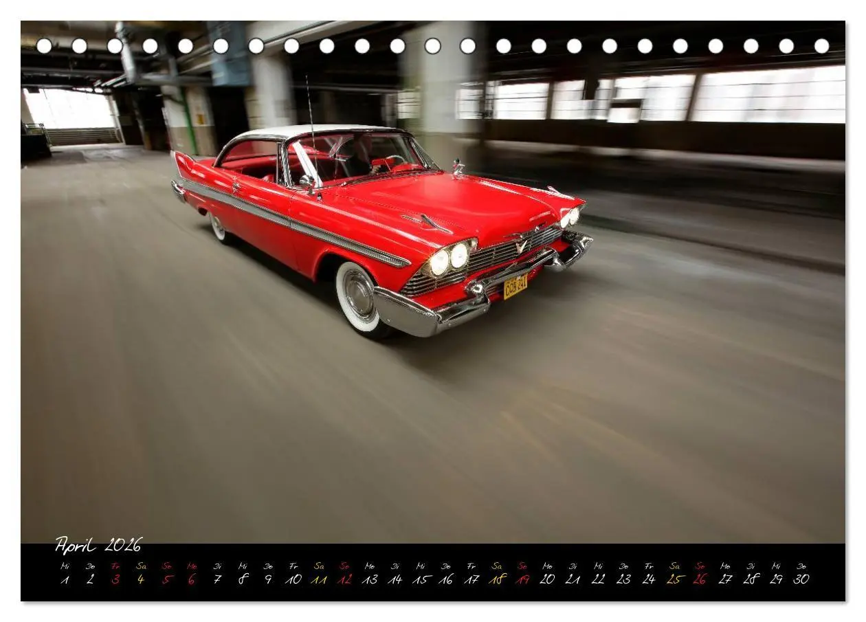 Bild: 9783516019896 | John Carpenter´s Christine (Tischkalender 2026 DIN A5 quer),...