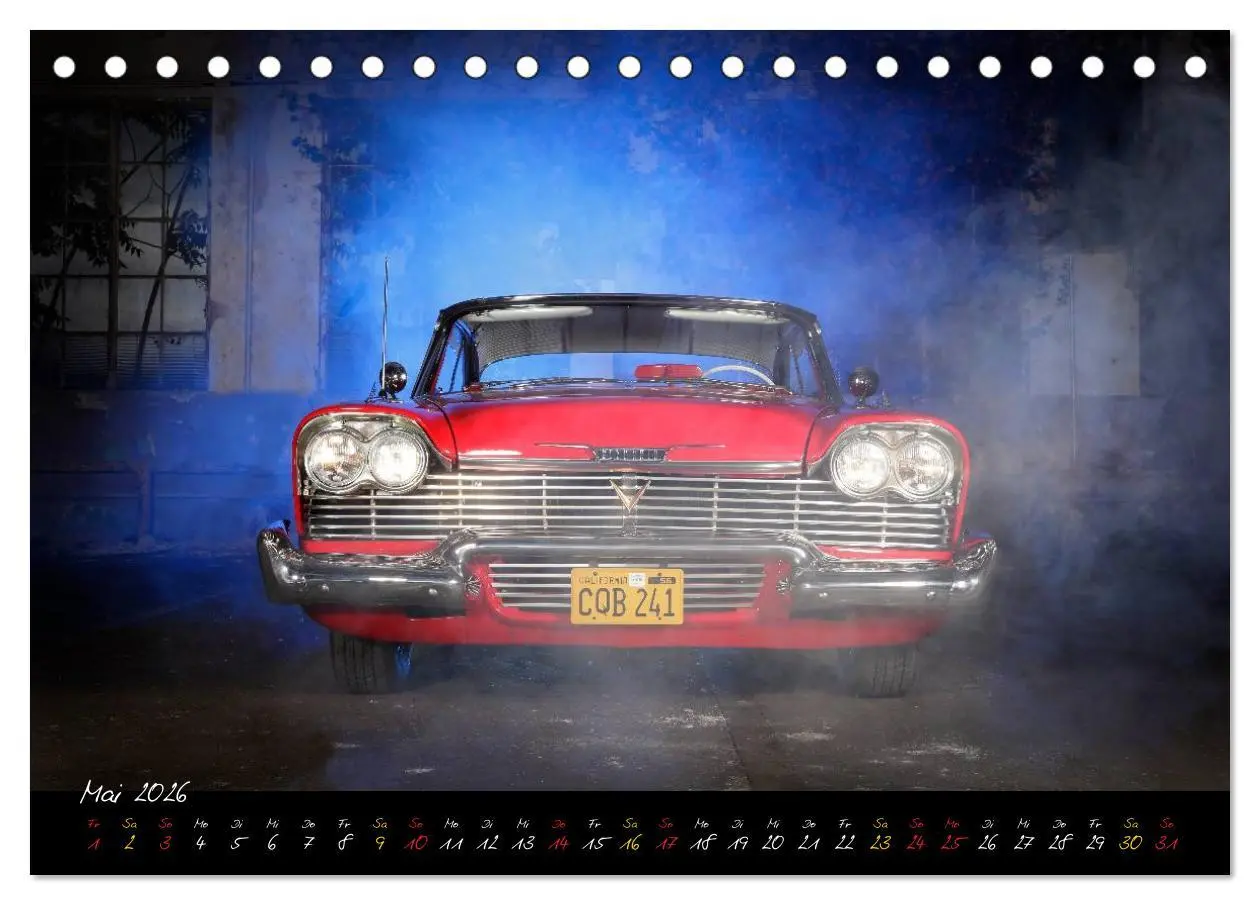 Bild: 9783516019896 | John Carpenter´s Christine (Tischkalender 2026 DIN A5 quer),...