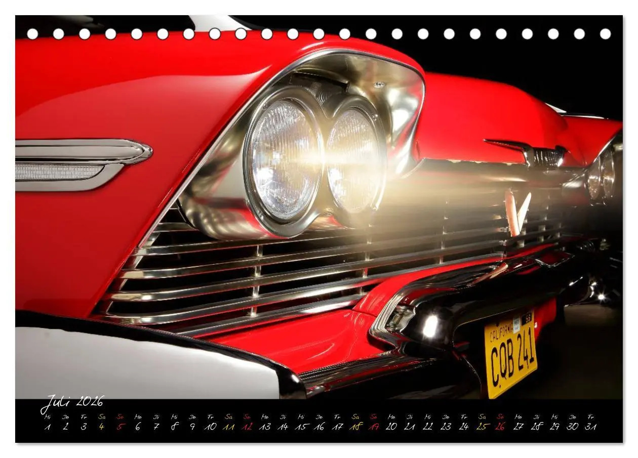 Bild: 9783516019896 | John Carpenter´s Christine (Tischkalender 2026 DIN A5 quer),...