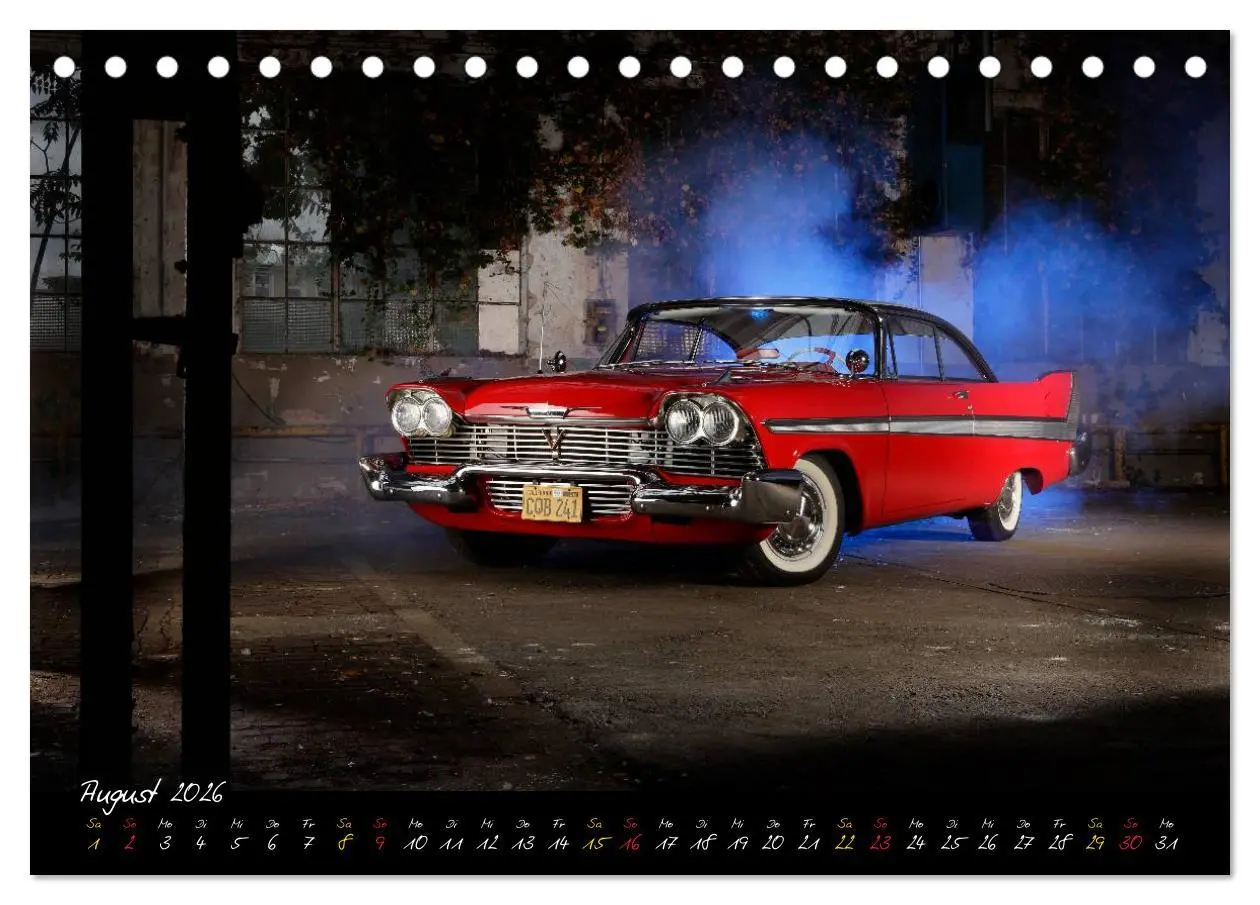 Bild: 9783516019896 | John Carpenter´s Christine (Tischkalender 2026 DIN A5 quer),...