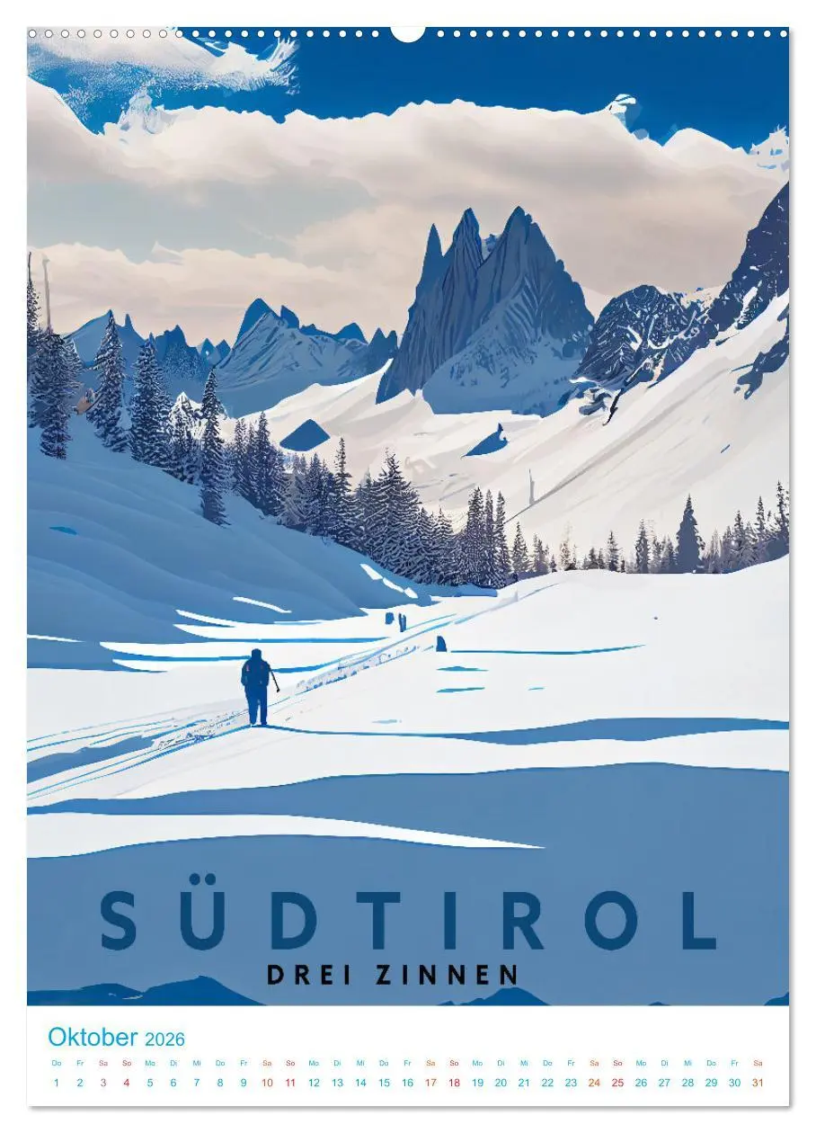 Bild: 9783516329896 | Südtirol - Old School Poster Style (hochwertiger Premium...