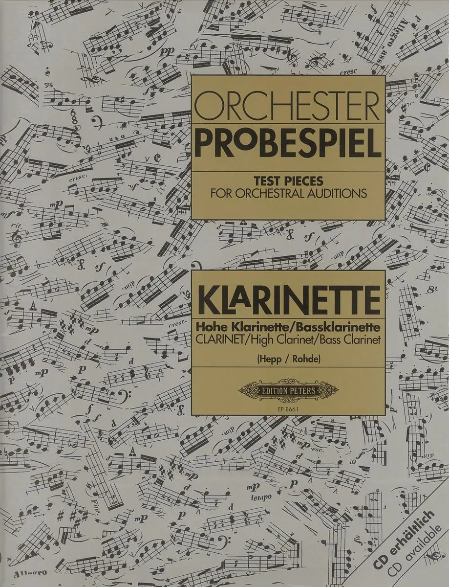 Cover: 9790014069896 | Test Pieces for Orchestral Auditions: Clarinet | Albert Rohde (u. a.)