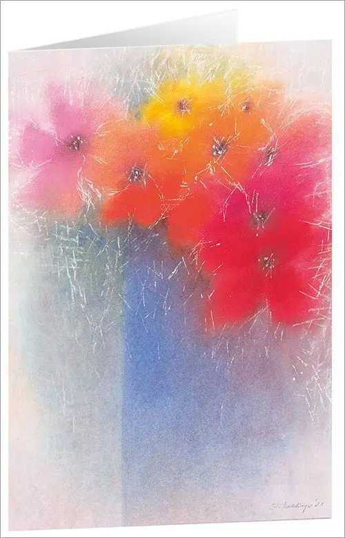Bild: 4250454729996 | Kunstkarten-Set "Blumengrüße" | Stefanie Bahlinger | Taschenbuch