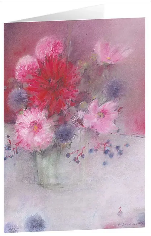 Bild: 4250454729996 | Kunstkarten-Set "Blumengrüße" | Stefanie Bahlinger | Taschenbuch