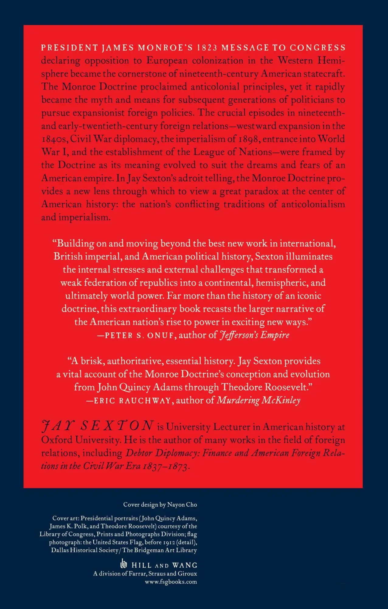 Rückseite: 9780809069996 | Monroe Doctrine | Jay Sexton | Taschenbuch | Kartoniert / Broschiert