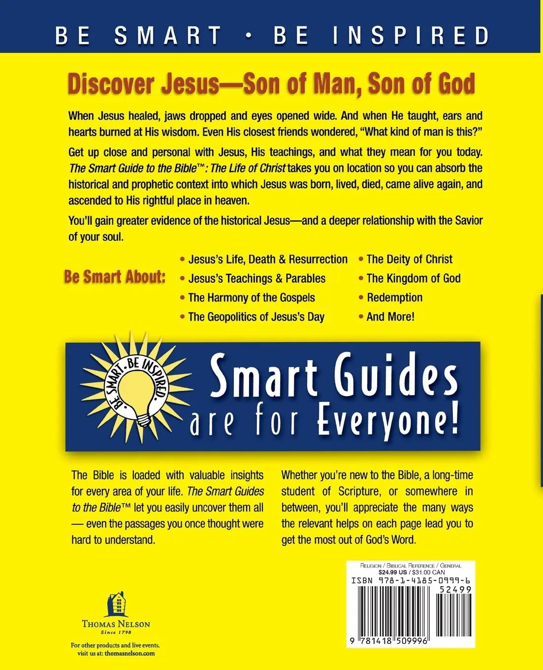 Rückseite: 9781418509996 | The Life of Christ | Robert C. Girard | Taschenbuch | Englisch | 2007