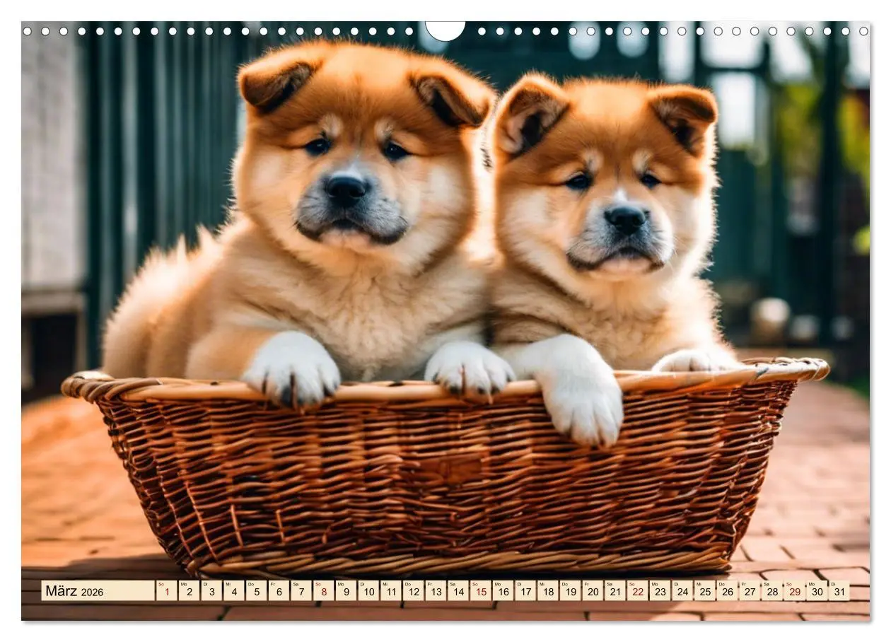 Bild: 9783457399996 | Akita Inu - Inbegriff der Treue (Wandkalender 2026 DIN A3 quer),...