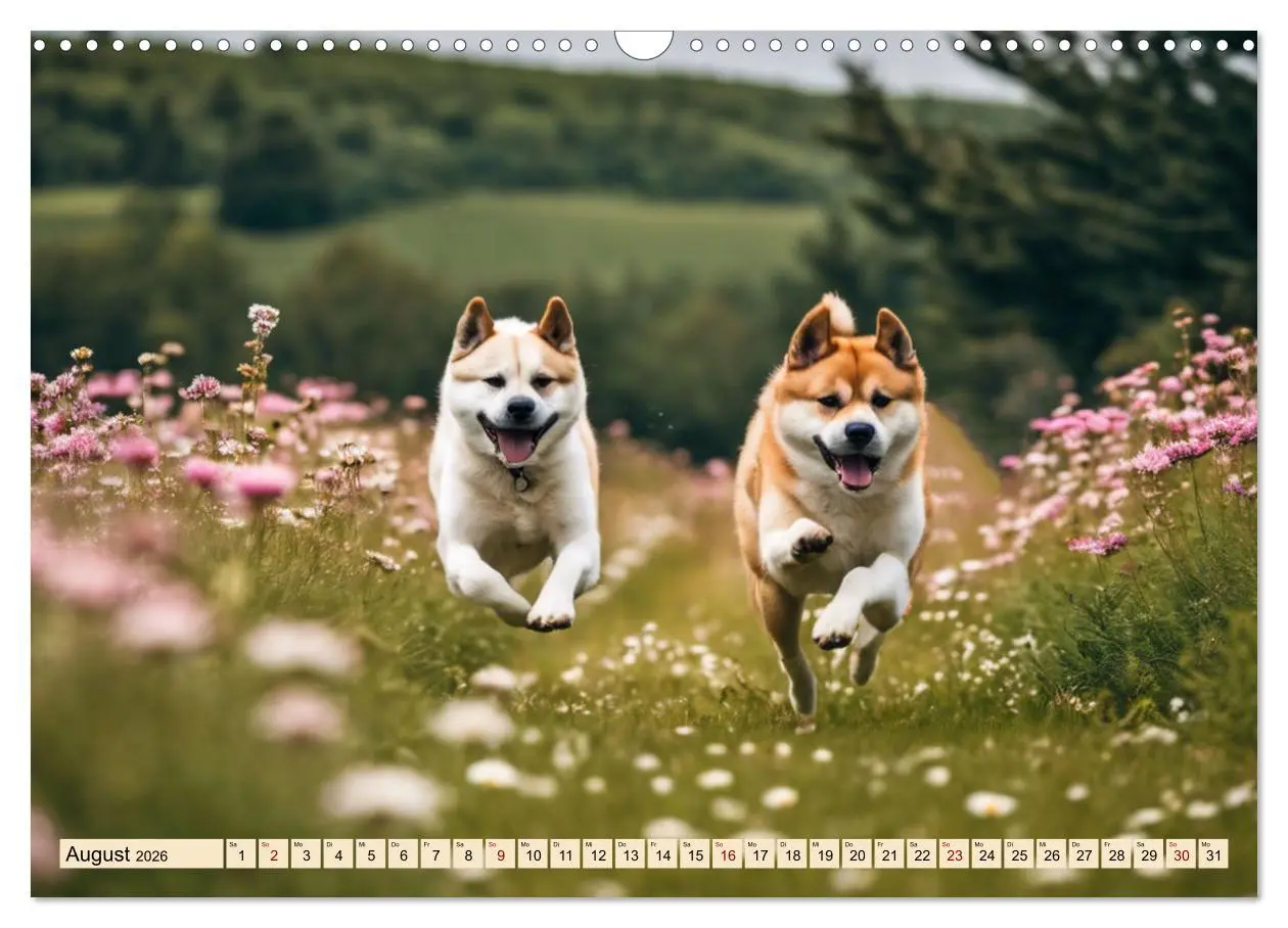 Bild: 9783457399996 | Akita Inu - Inbegriff der Treue (Wandkalender 2026 DIN A3 quer),...